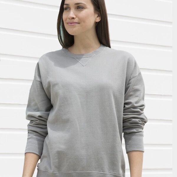 ComfortWash by Hanes Unisex Garment-Dyed Crewneck Sweatshirt GDH400 Unisex Garment-Dyed Crewneck Sweatshirt Thumbnail