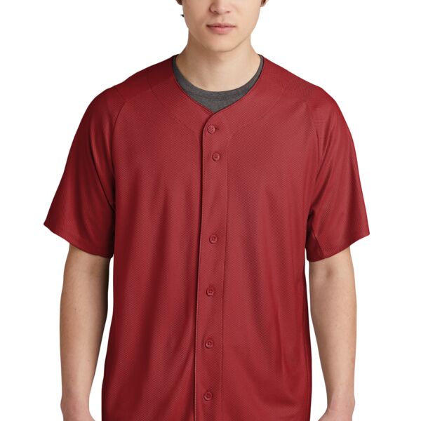 New Era Diamond Era Full Button Jersey NEA220 Diamond Era Full Button Jersey Thumbnail