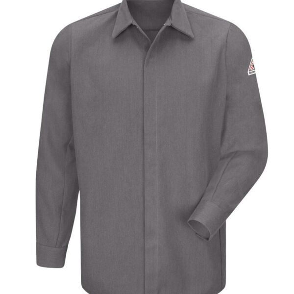 Bulwark Men's Concealed-Gripper Pocketless Long Sleeve Shirt - CoolTouch® 2 SMS2 Men's Concealed-Gripper Pocketless Long Sleeve Shirt - CoolTouch® 2 Thumbnail