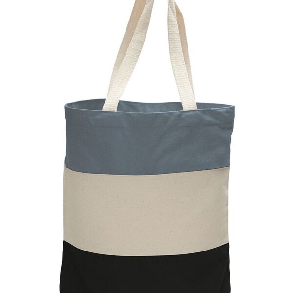 Q-Tees 11L Tri-Color Tote Q125900 11L Tri-Color Tote Thumbnail
