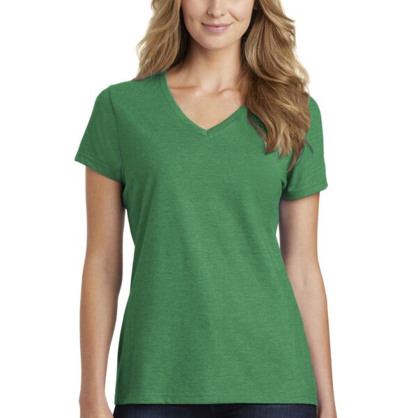 Port & Company Women's Fan Favorite Blend V Neck Tee LPC455V Women's Fan Favorite Blend V Neck Tee Thumbnail