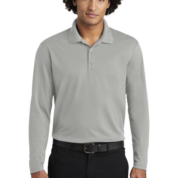 Sport Tek PosiCharge ® RacerMesh ® Long Sleeve Polo ST640LS PosiCharge ® RacerMesh ® Long Sleeve Polo Thumbnail