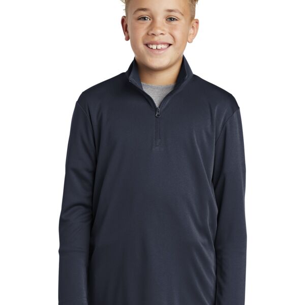 Sport Tek Youth PosiCharge ® Competitor 1/4 Zip Pullover YST357 Youth PosiCharge ® Competitor 1/4 Zip Pullover Thumbnail