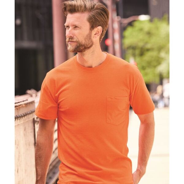 Hanes Unisex Workwear Pocket T-Shirt W110 Unisex Workwear Pocket T-Shirt Thumbnail