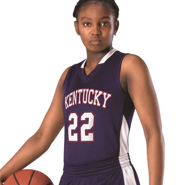 Alleson Athletic Women's Single Ply Reversible Jersey 589RSPW Women's Single Ply Reversible Jersey Thumbnail