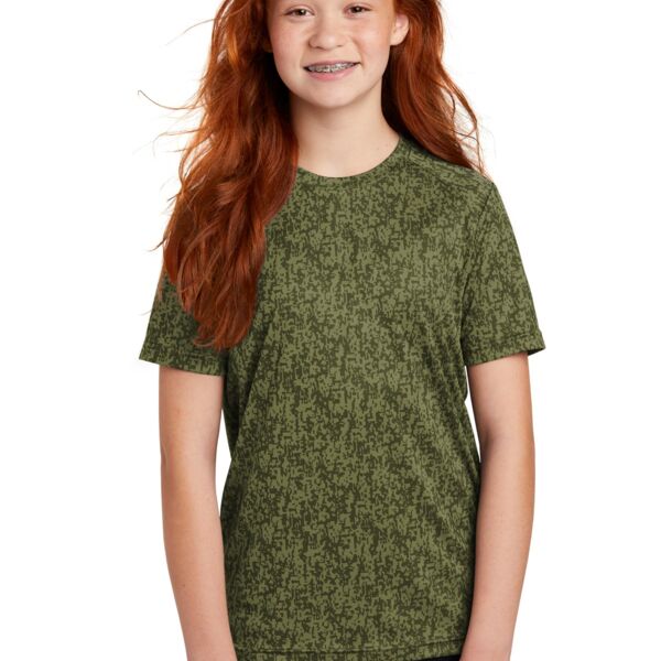 Sport Tek Youth Digi Camo Tee YST460 Youth Digi Camo Tee Thumbnail
