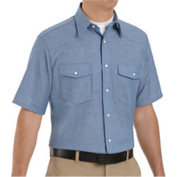 Red Kap Men's Tall Deluxe Western Style Short Sleeve Shirt SC24T Men's Tall Deluxe Western Style Short Sleeve Shirt Thumbnail