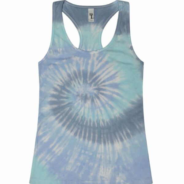 Colortone Tie-Dyed Racerback Tank Top 3400 Tie-Dyed Racerback Tank Top Thumbnail