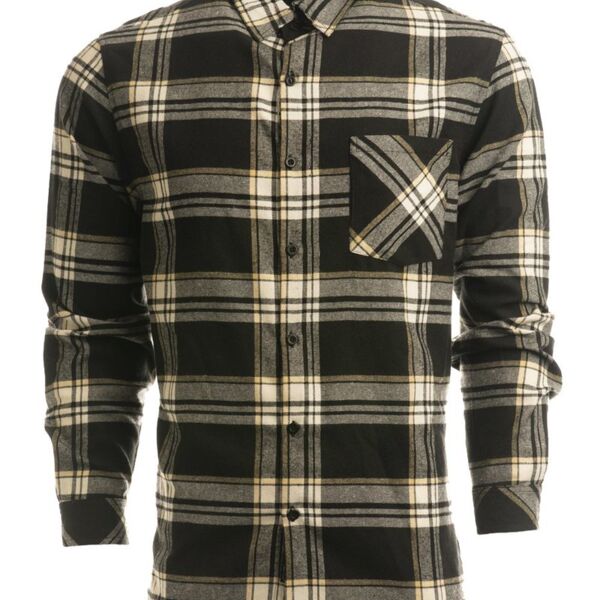 Burnside Open Pocket Long Sleeve Flannel Shirt 8212 Open Pocket Long Sleeve Flannel Shirt Thumbnail