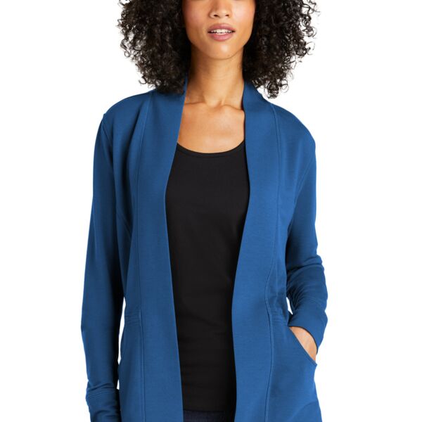 Port Authority Ladies Microterry Cardigan LK825 Ladies Microterry Cardigan Thumbnail