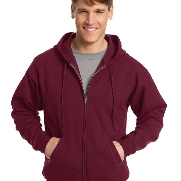 Hanes Ecosmart Full-Zip Hooded Sweatshirt P180 Ecosmart Full-Zip Hooded Sweatshirt Thumbnail