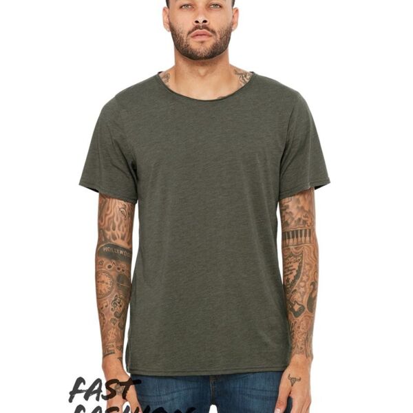 Bella + Canvas Fast Fashion Unisex Triblend Raw Neck Tee 3414 Fast Fashion Unisex Triblend Raw Neck Tee Thumbnail