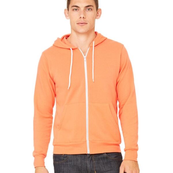 Bella + Canvas Unisex Sponge Fleece Full-Zip Hoodie 3739 Unisex Sponge Fleece Full-Zip Hoodie Thumbnail