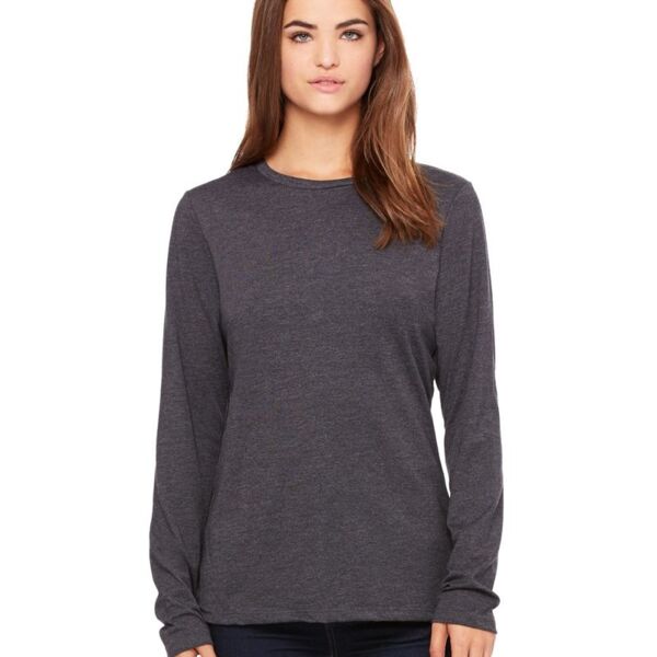 Bella + Canvas Women's Relaxed Long Sleeve Jersey Tee 6450 Women's Relaxed Long Sleeve Jersey Tee Thumbnail