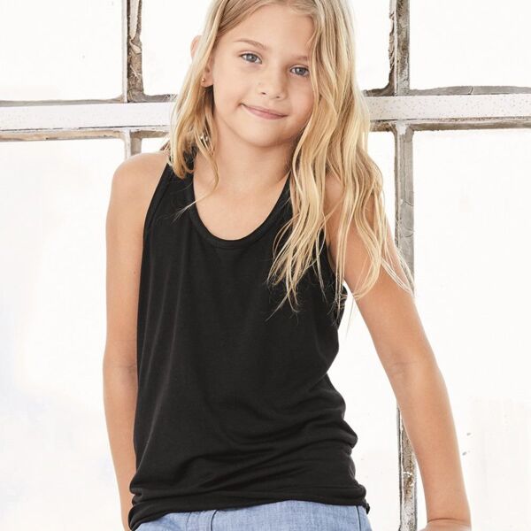 Bella + Canvas Youth Flowy Racerback Tank 8800Y Youth Flowy Racerback Tank Thumbnail