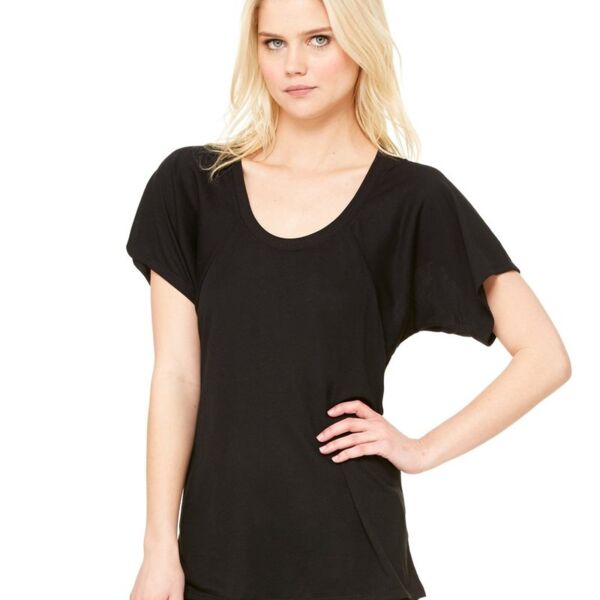 Bella + Canvas Women's Flowy Raglan Tee 8801 Women's Flowy Raglan Tee Thumbnail