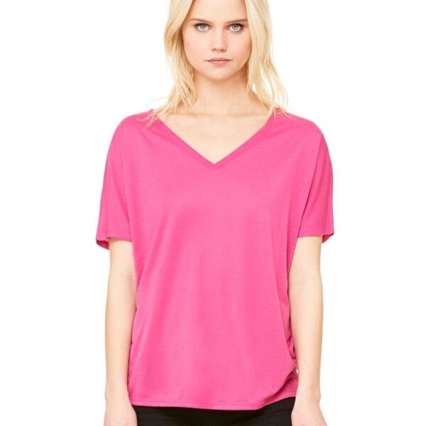 Bella + Canvas Women's Slouchy V-neck Tee 8815 Women's Slouchy V-neck Tee Thumbnail