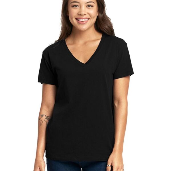 Next Level Apparel Women’s Fine Jersey Relaxed V T-Shirt 3940 Women’s Fine Jersey Relaxed V T-Shirt Thumbnail