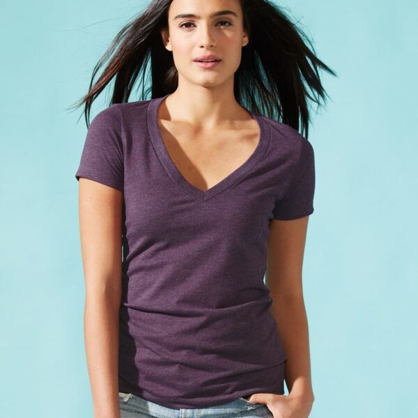 Next Level Apparel Women’s CVC Short Sleeve Deep-V 6640 Women’s CVC Short Sleeve Deep-V Thumbnail