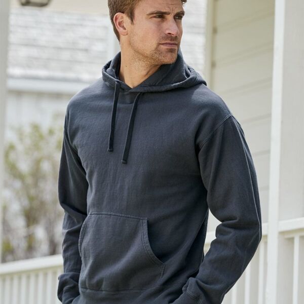 ComfortWash by Hanes Garment Dyed Unisex Hooded Pullover Sweatshirt GDH450 Garment Dyed Unisex Hooded Pullover Sweatshirt Thumbnail