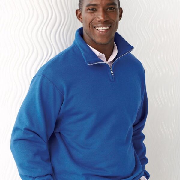 Jerzees NublendĀ® Quarter-Zip Cadet Collar Sweatshirt 995MR NublendĀ® Quarter-Zip Cadet Collar Sweatshirt Thumbnail